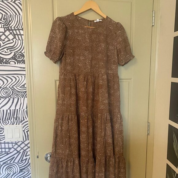 New Brown Long Summer Dress - Picture 1 of 3